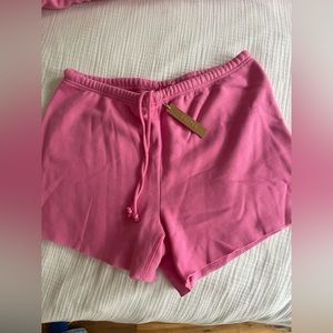 Skims Cotton Fleece Short - Bubble Gum